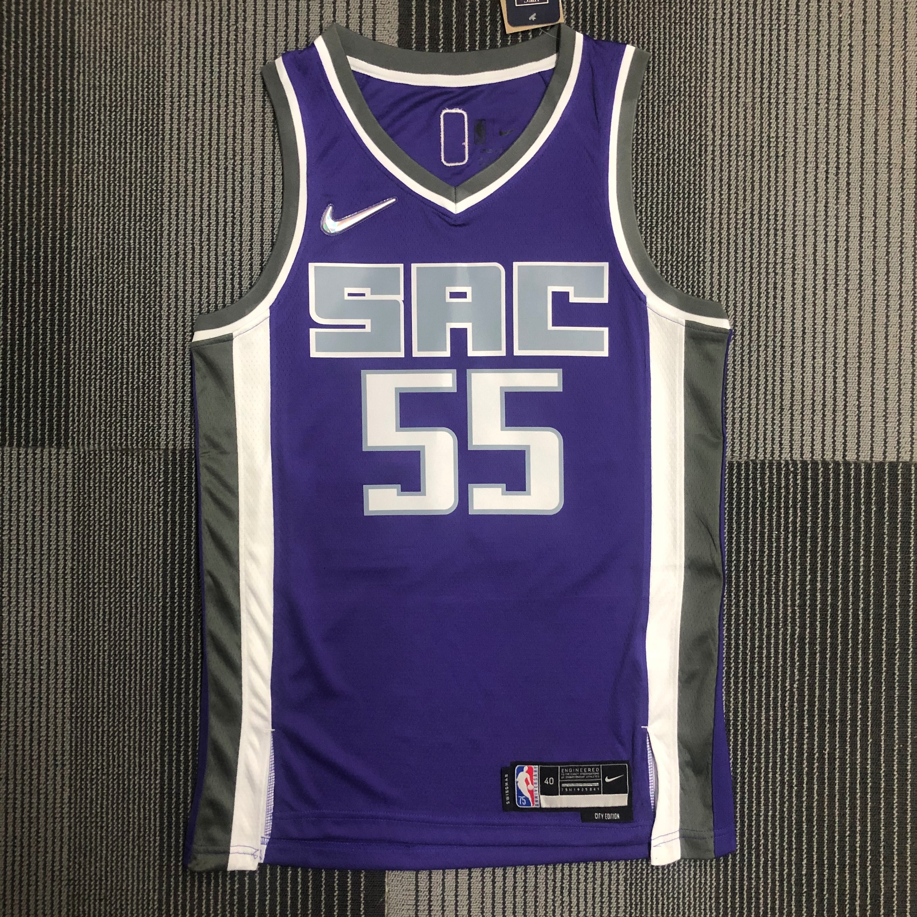 75TH YEARS SACRAMENTO KINGS PURPLE  #55 WILLIAMS
