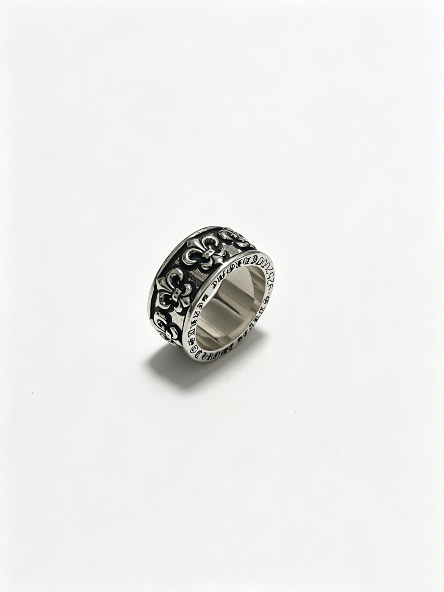 Chrome Hearts Oxidized SilverUnisex Ring