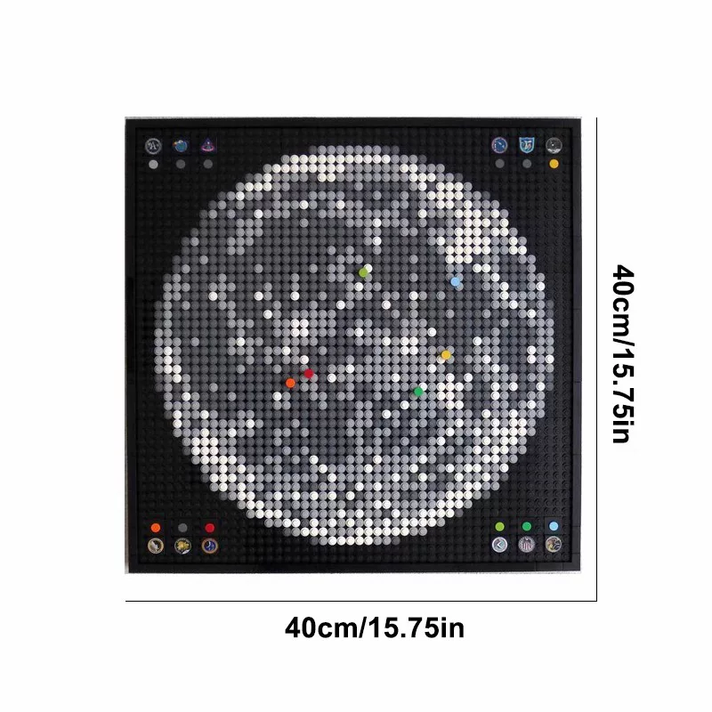 MOC 88149 - Apollo Program Moon Landing Sites – Mosaic