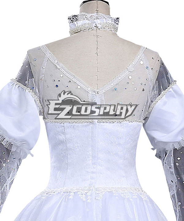 Alice in Wonderland White Queen Dress Cosplay Costume