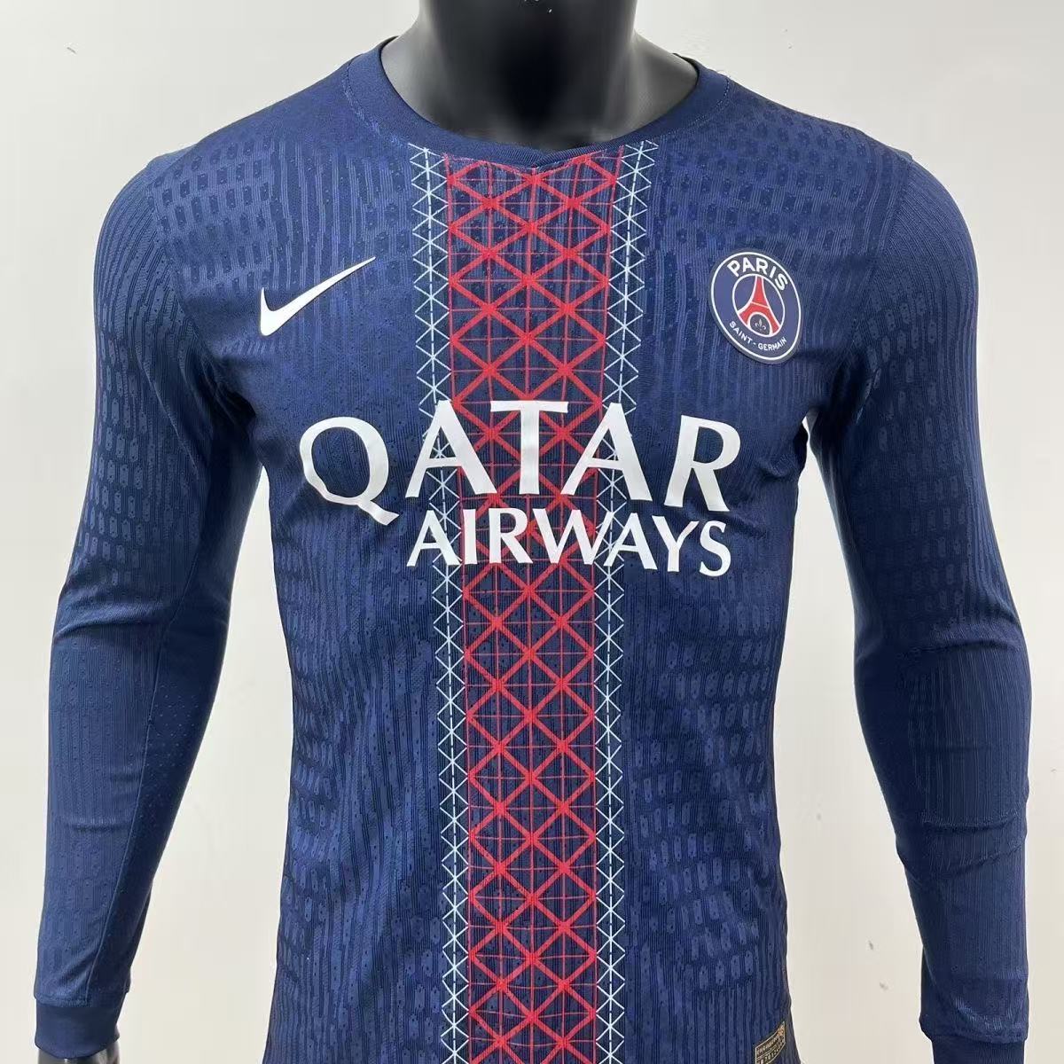 25/26 Player Version PSG Home Jersey Long Sleeves S-XXL