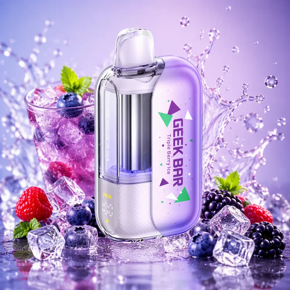 Geek Bar CLR 50K Disposable Vape - Triple Berry Ice