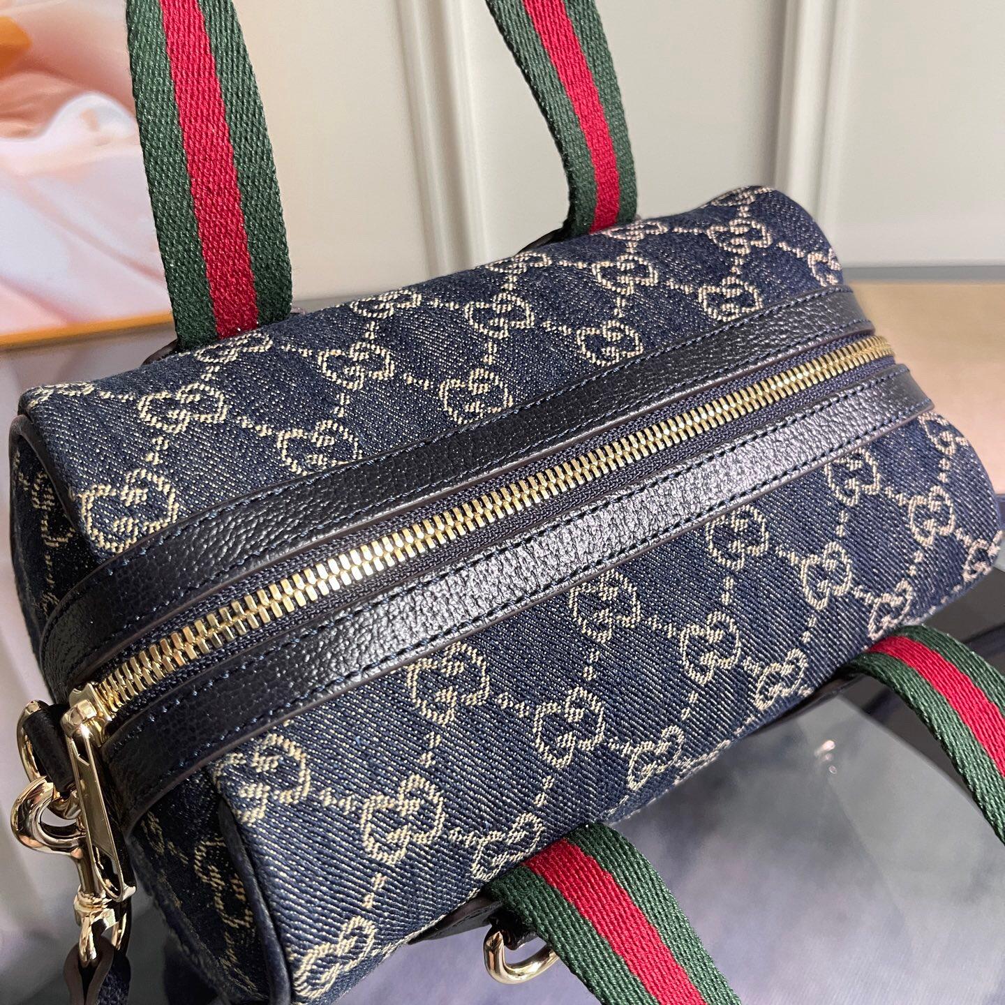 GUCCI Bags Variation navy and white GG denim