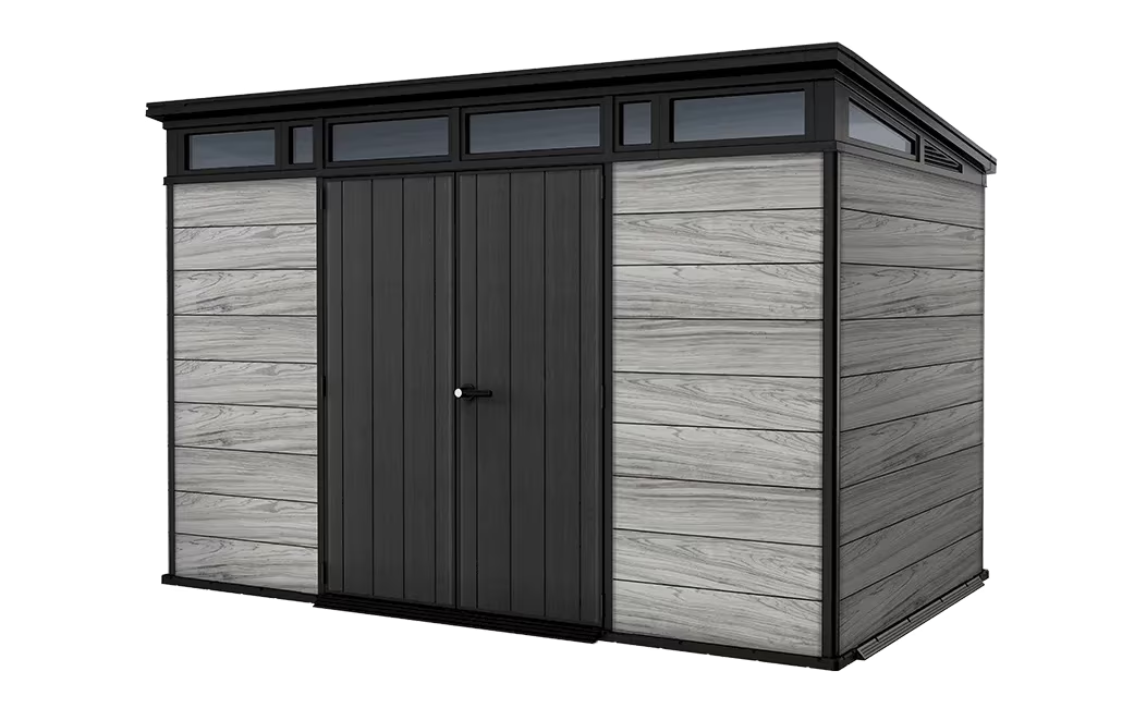 Signature 11x7 Storage Shed - Storm Grey