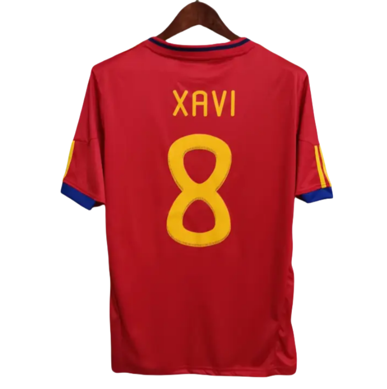 Spain Retro Jersey Home World Cup 2010