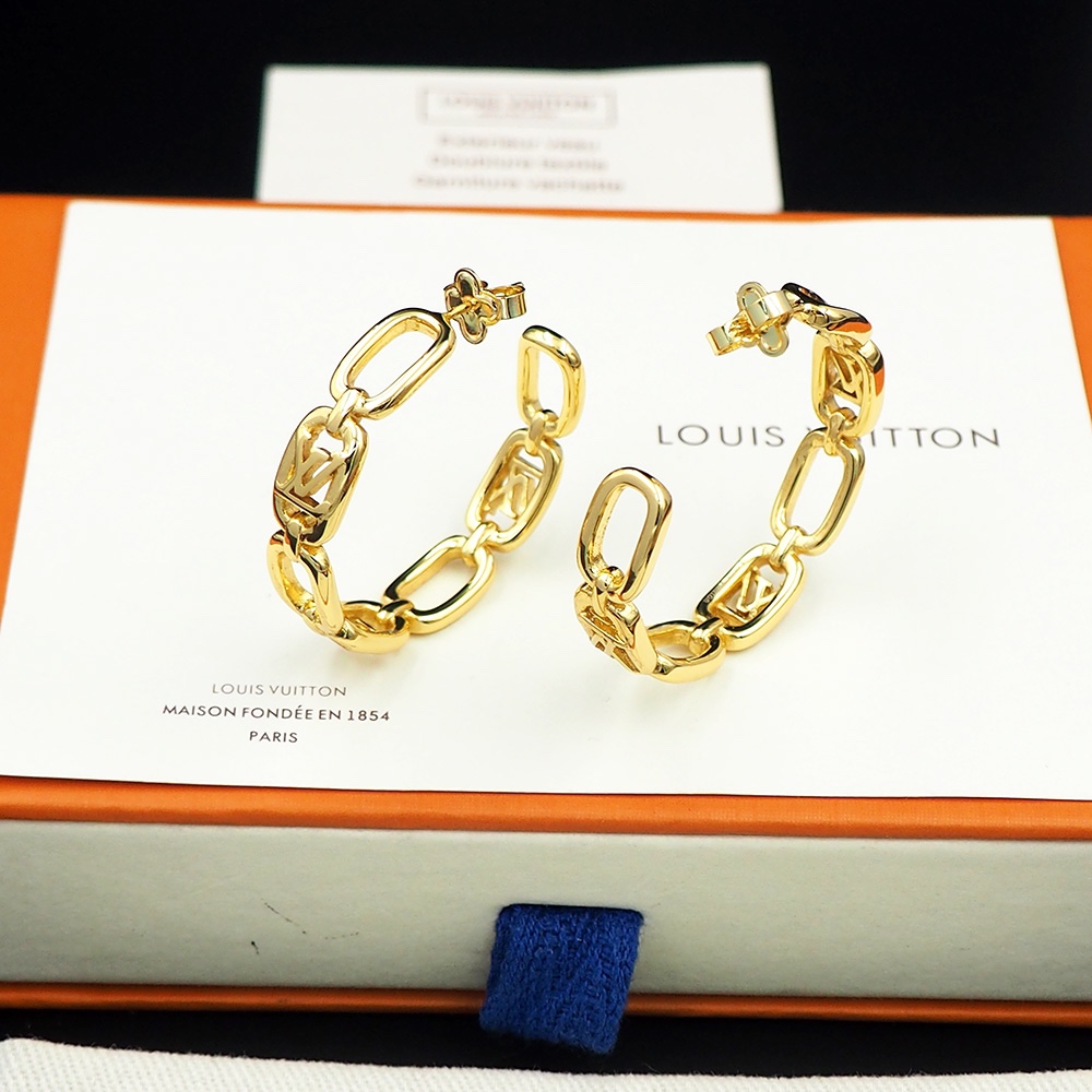 My LV Chain Earrings