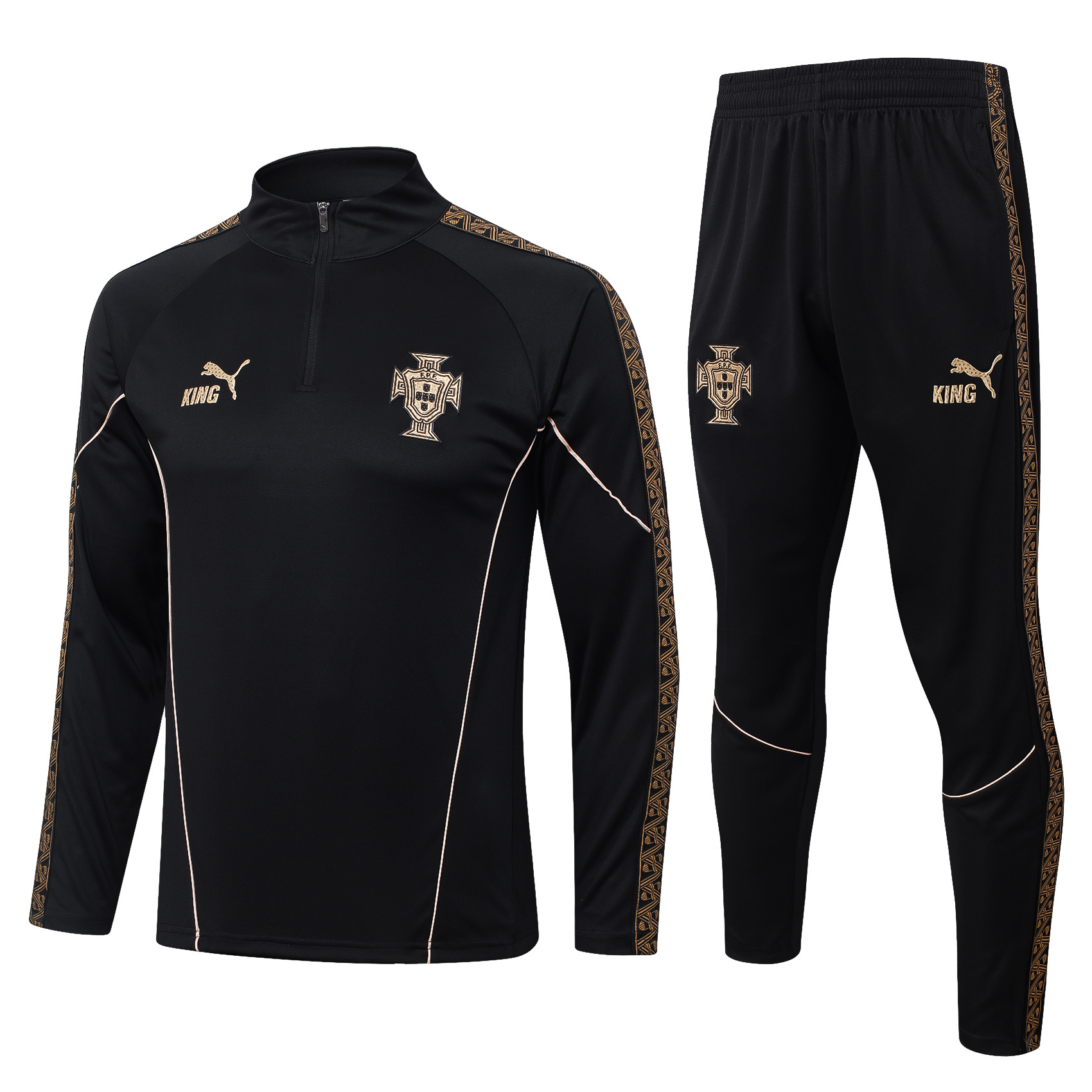 2026 Portugal Black Panthers Suit S-XXL