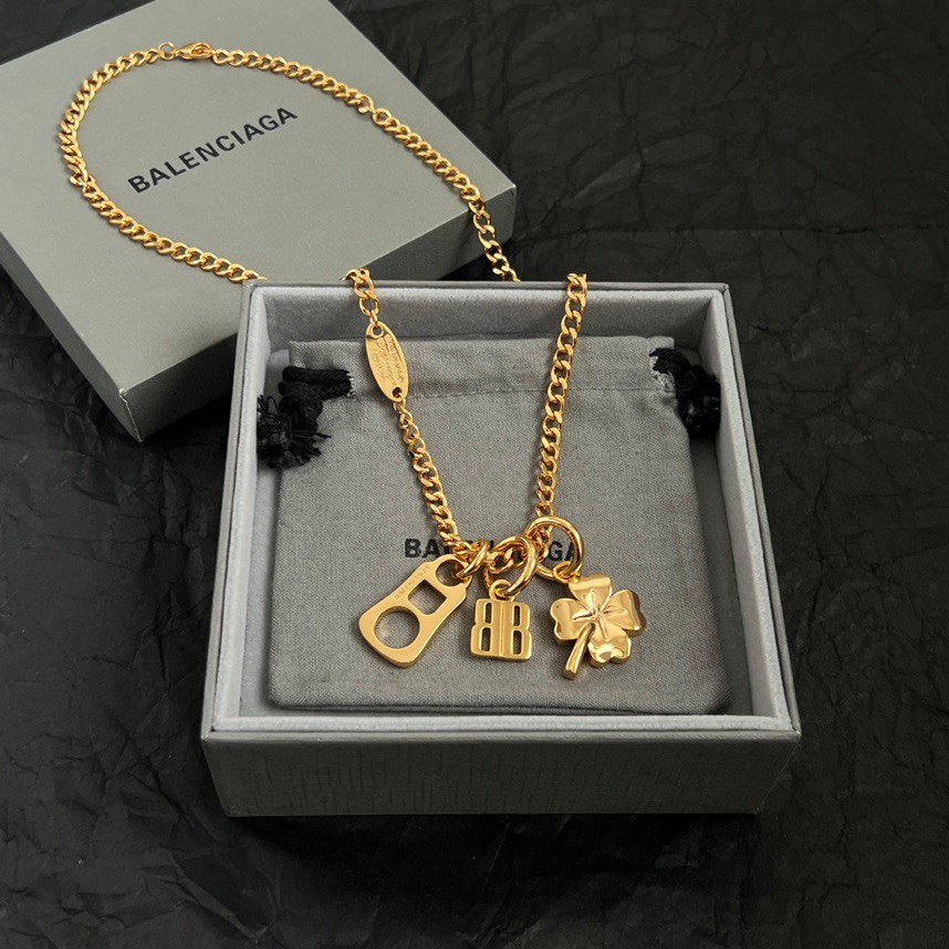 Balenciaga Unisex Necklace 52cm