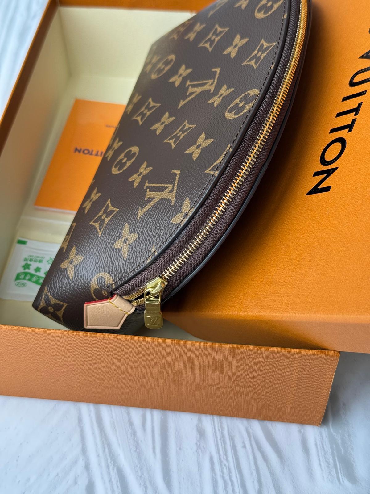 Louis Vuitton LV monogram shell cosmetic bag