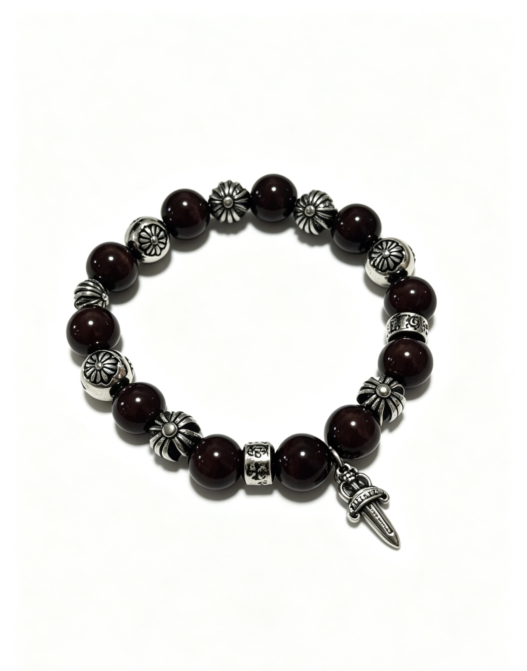 Chrome Hearts Vintage Multi-Element Agate Bracelet
