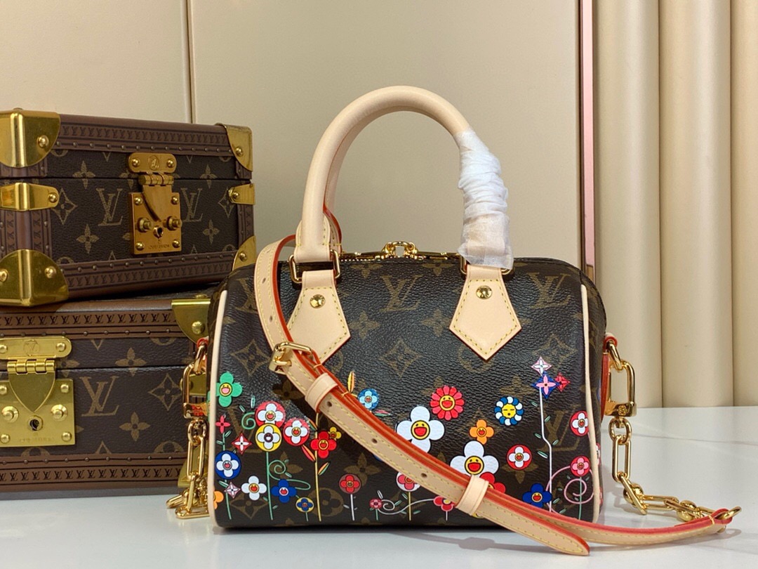 Louis Vuitton  SPEEDY BANDOULIÈRE 20 handbag m46234 M14175 sunflower