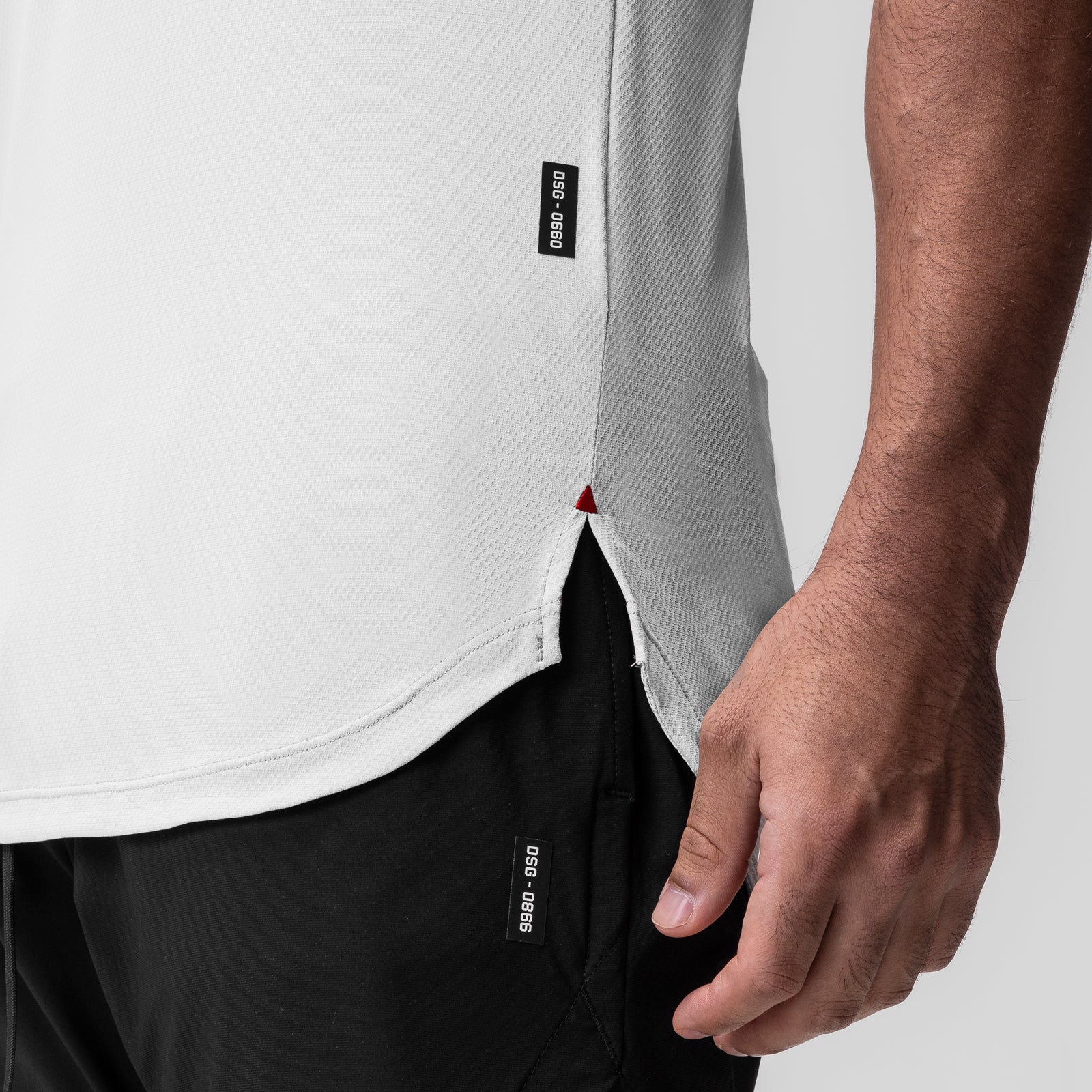 0660. AeroSilver Established Tee - White