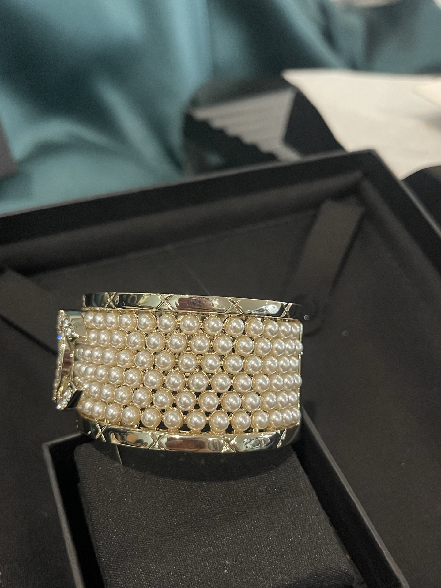 Chanel Wide Cuff Bracelet