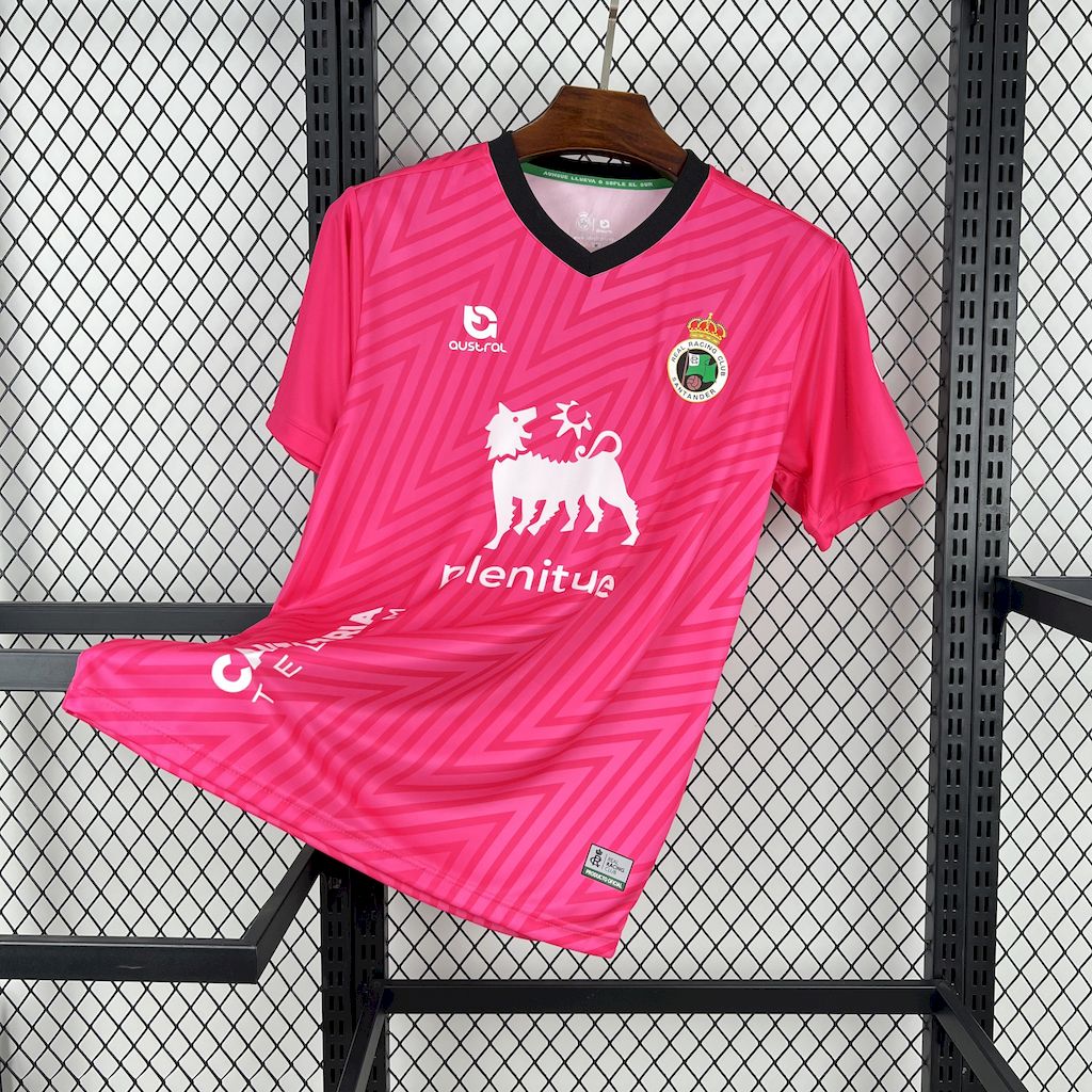 Racing de Santander 2024/25 Goalkeeper Pink S-XXL