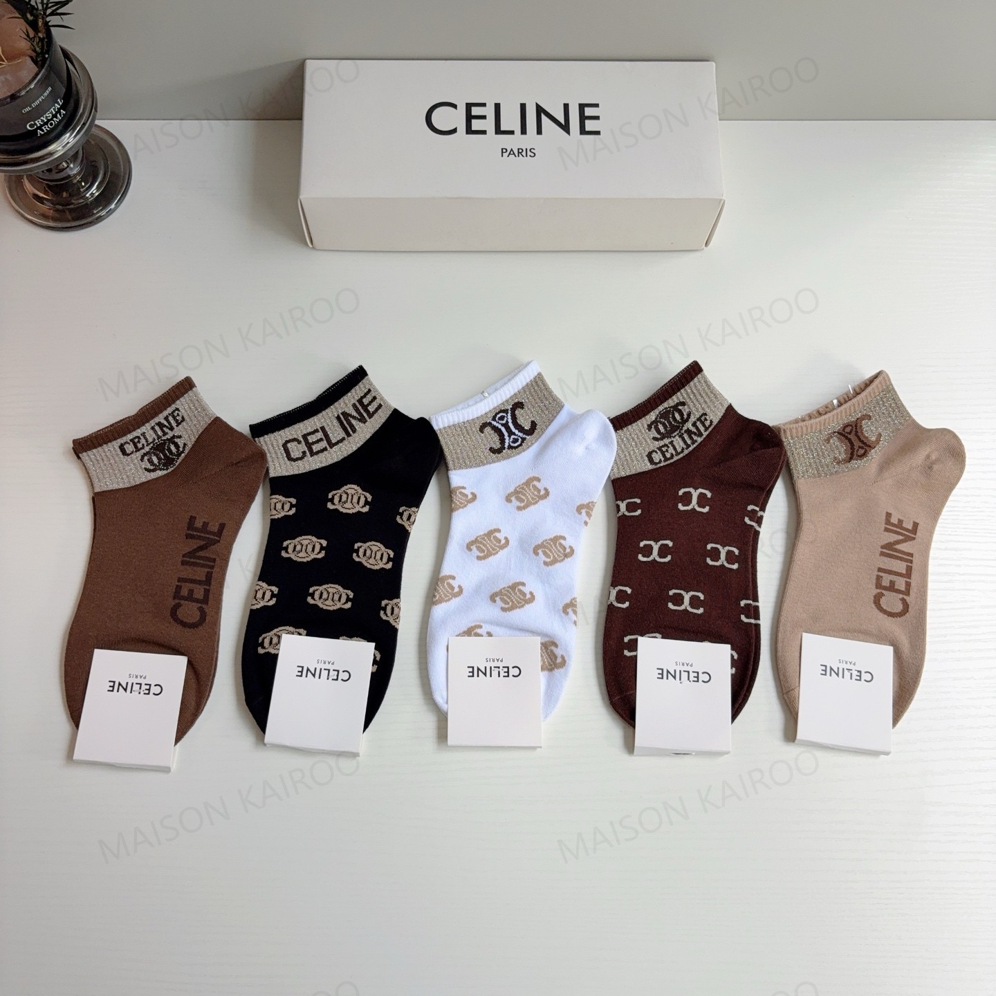 Celine Socks 5-Pack - KAIROO