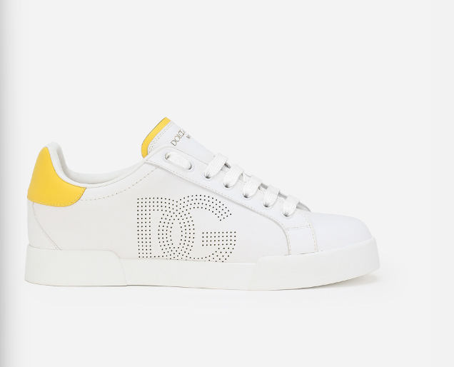 D&G Women's Leather Sneakers