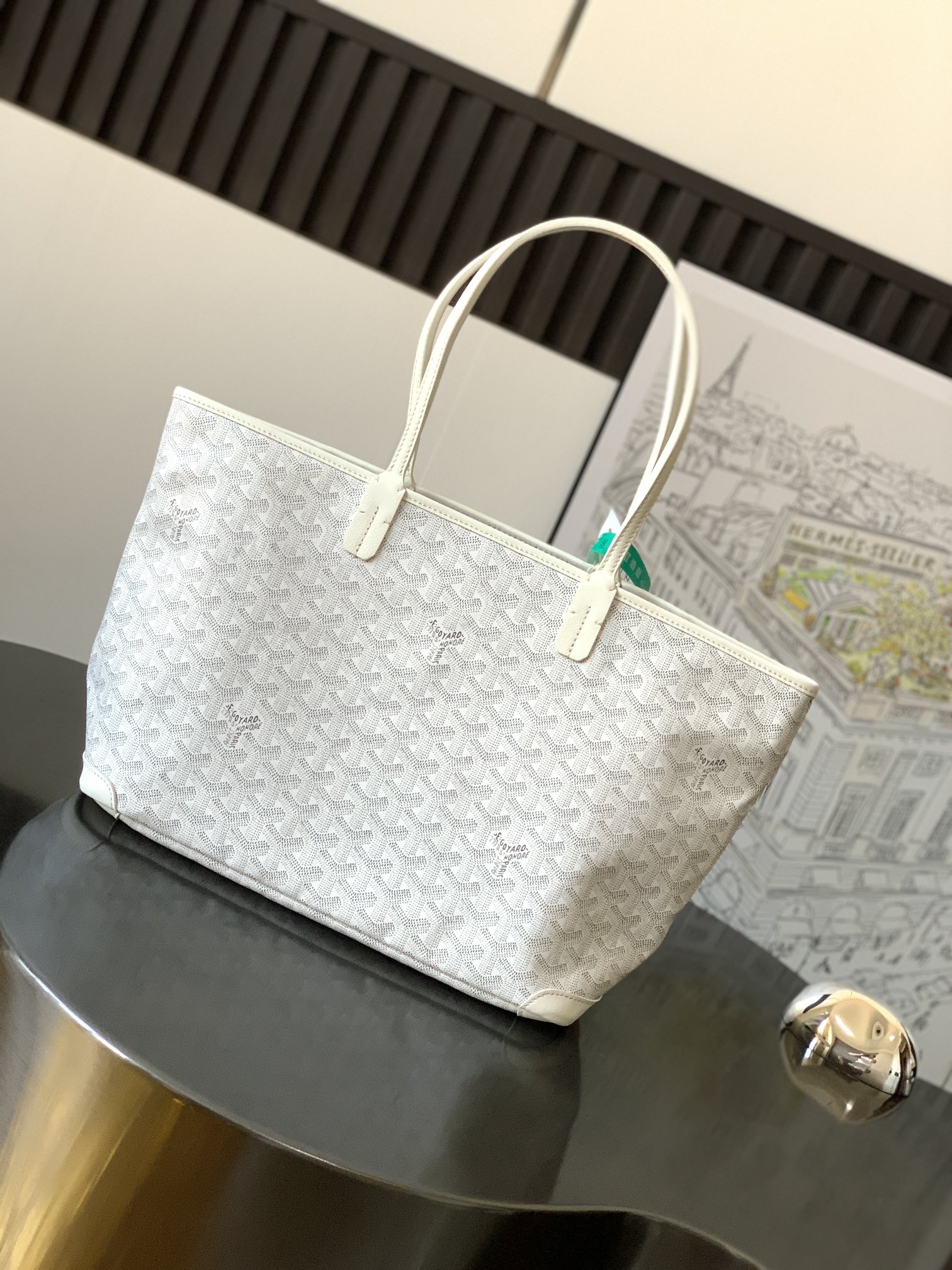 Goyard Artois PM Bag in White
