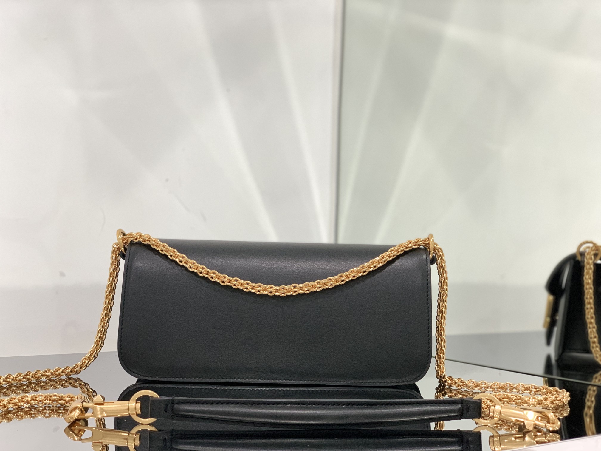 Valentino Large Garavani Loco Bag in Calfskin and crystals-Black