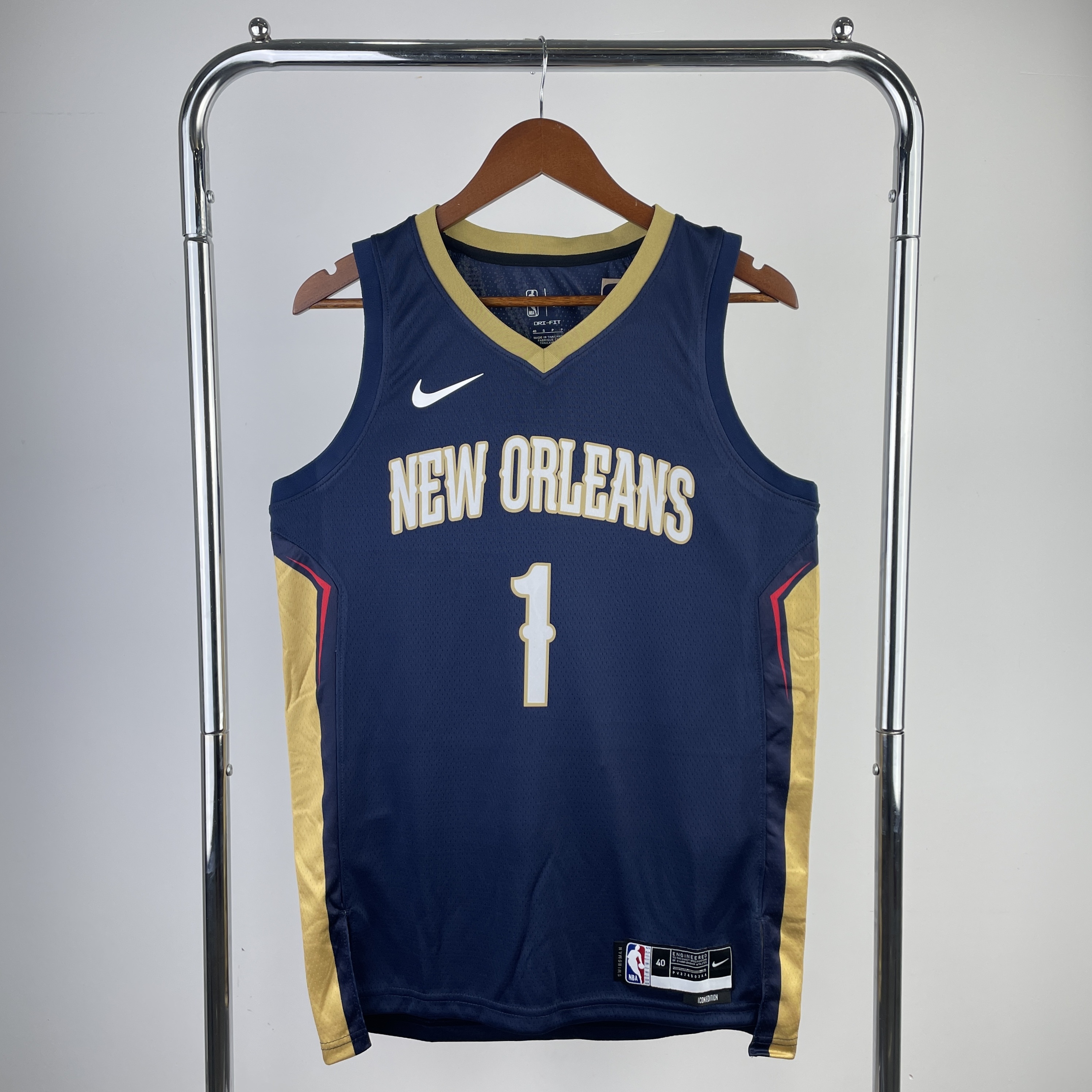 2023 Pelicans, Navy Blue, #1 Williams