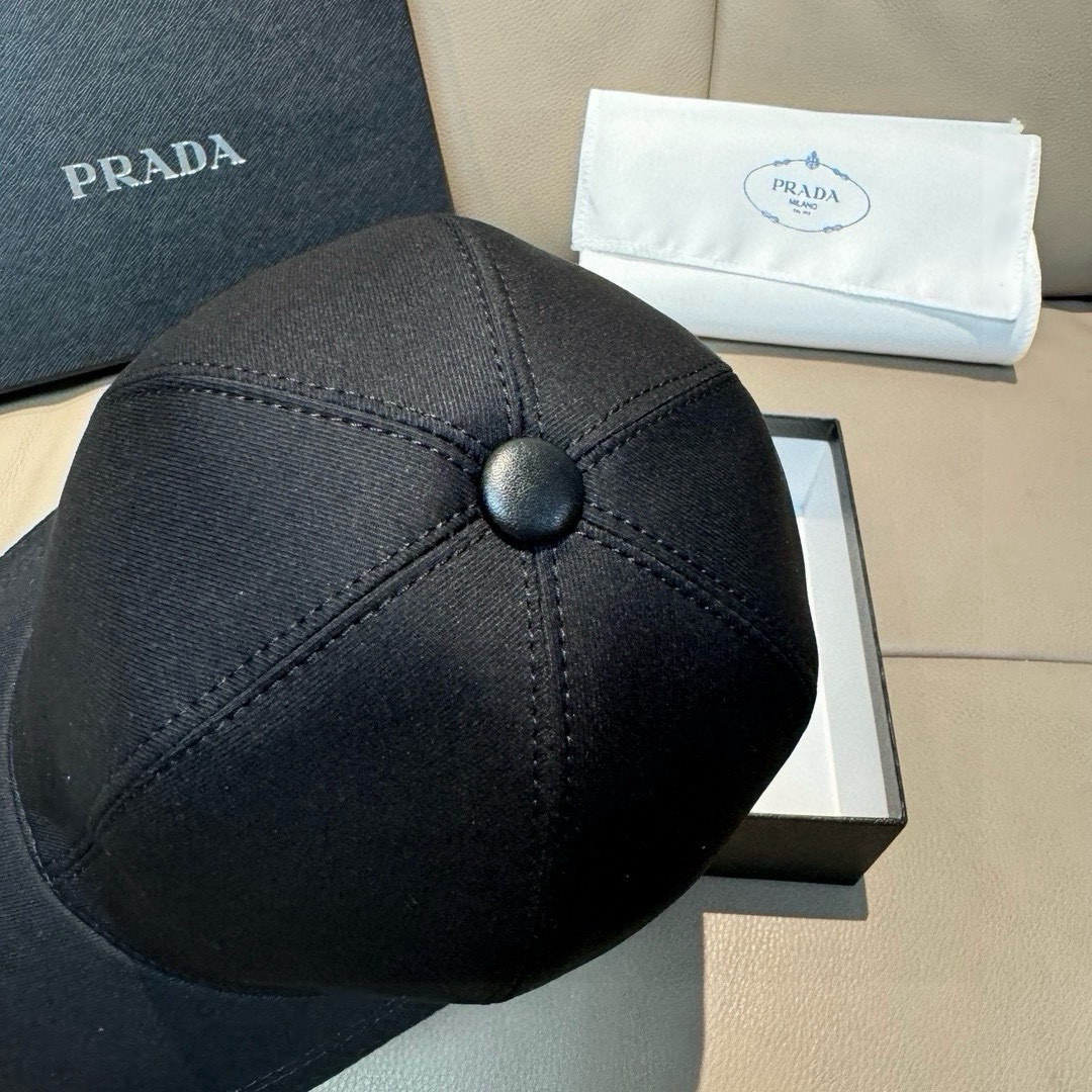 Prada Cotton Baseball Cap