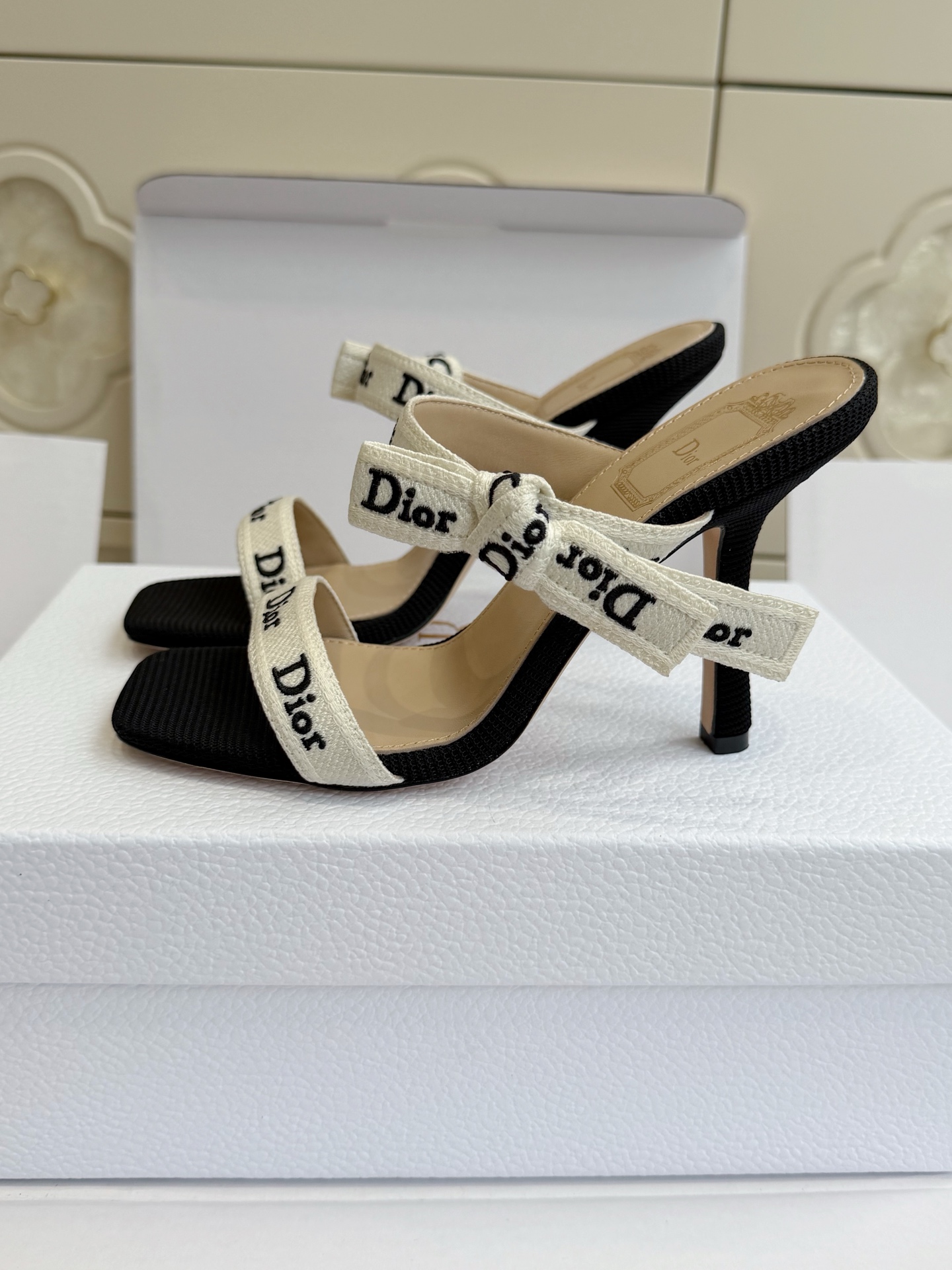 Christian Dior Heeled Sandal with J'Adior Straps