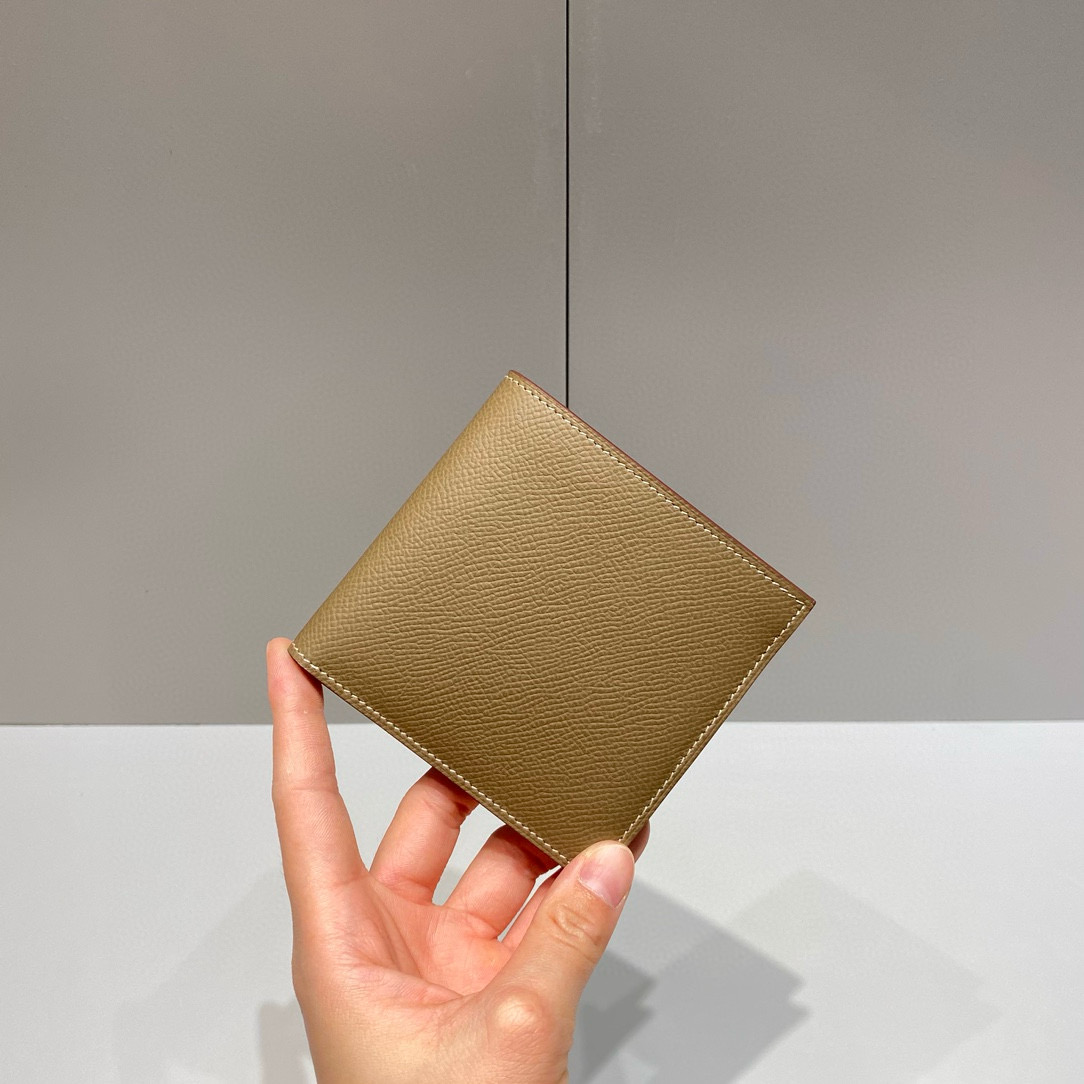 Hermes Etoupe Epsom MC² Copernic Compact wallet