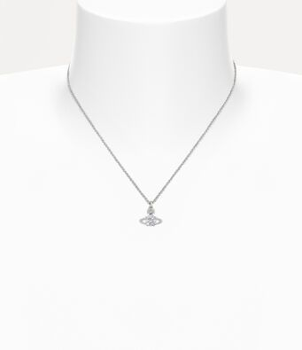 2026 New Vivienne Westwood Style Silver Crystal Saturn Pendant Necklace - Dainty Diamond Celestial Jewelry for Women