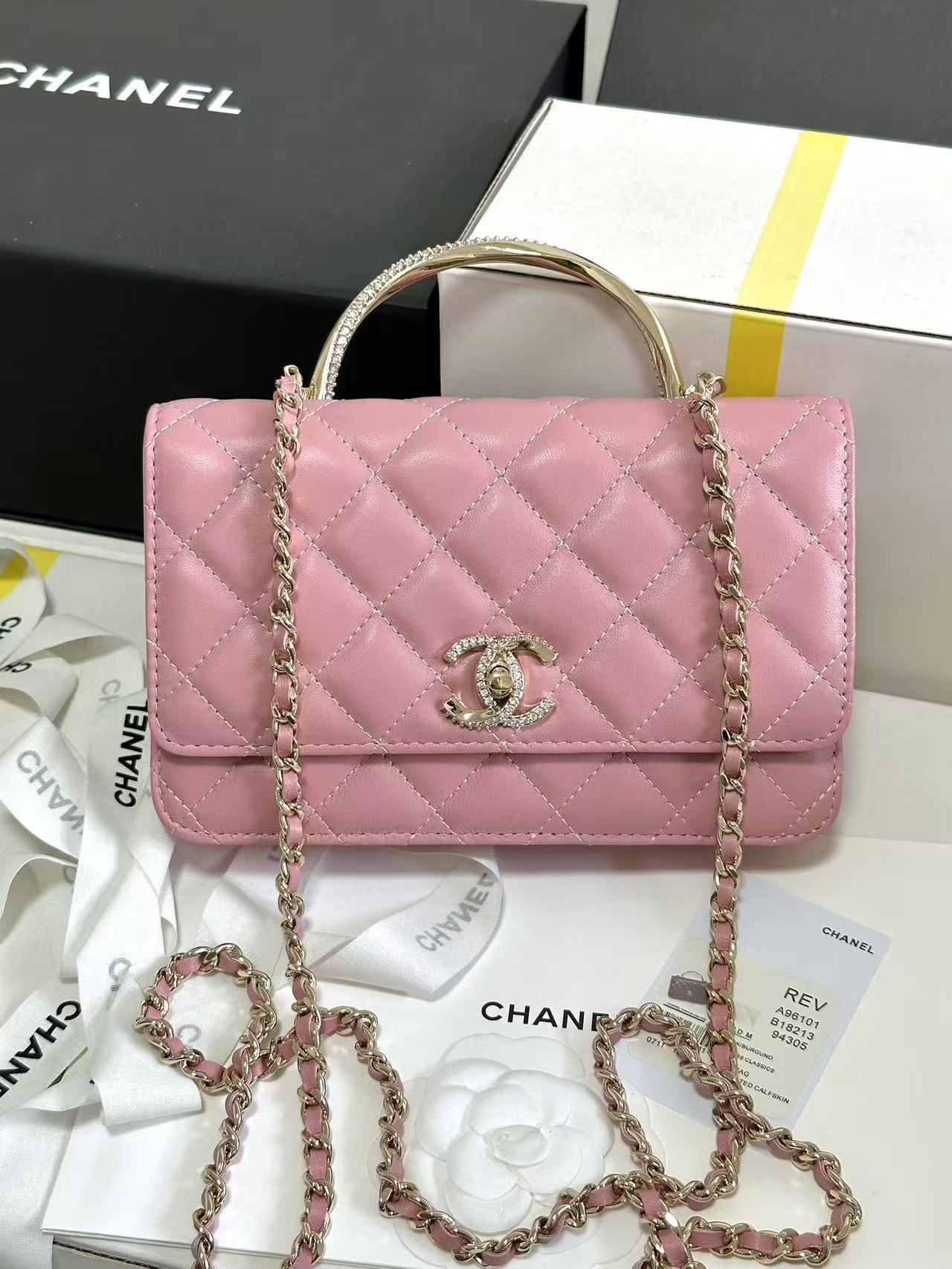 Chanel 24B Rhinestone Accordion Handbag