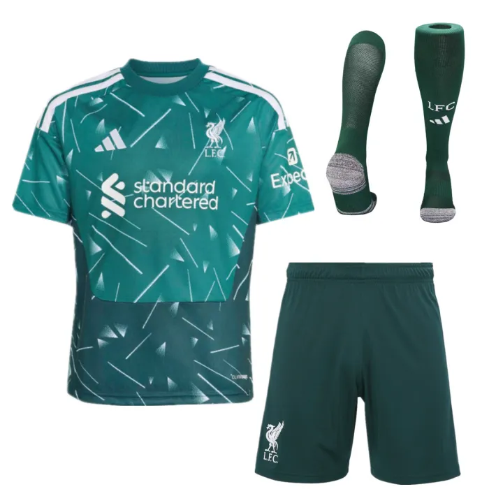 Kids Liverpool Home Goalkeeper Suit & Socks 26/27