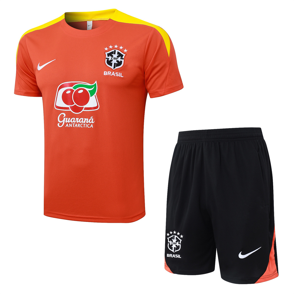 Brazil Training Short sleeve Suit 25/26 | Soc Jersey - Premium Football Jersey