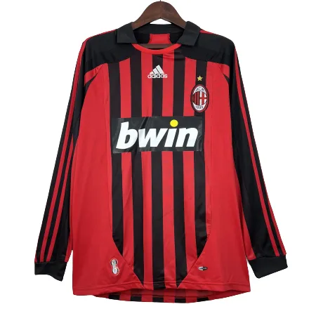 AC Milan Retro Jersey Home Long Sleeve 2007/08