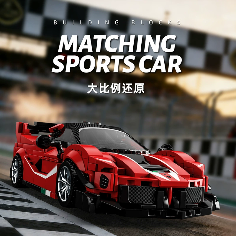 12GO 95002 - Scania Truck + LaFerrari FXX K Trailer