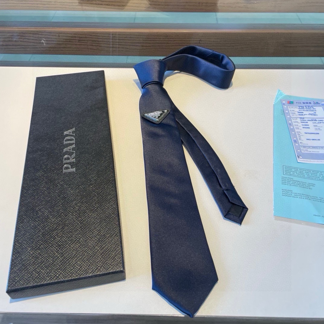 Prada Men's Silk Neck Tie