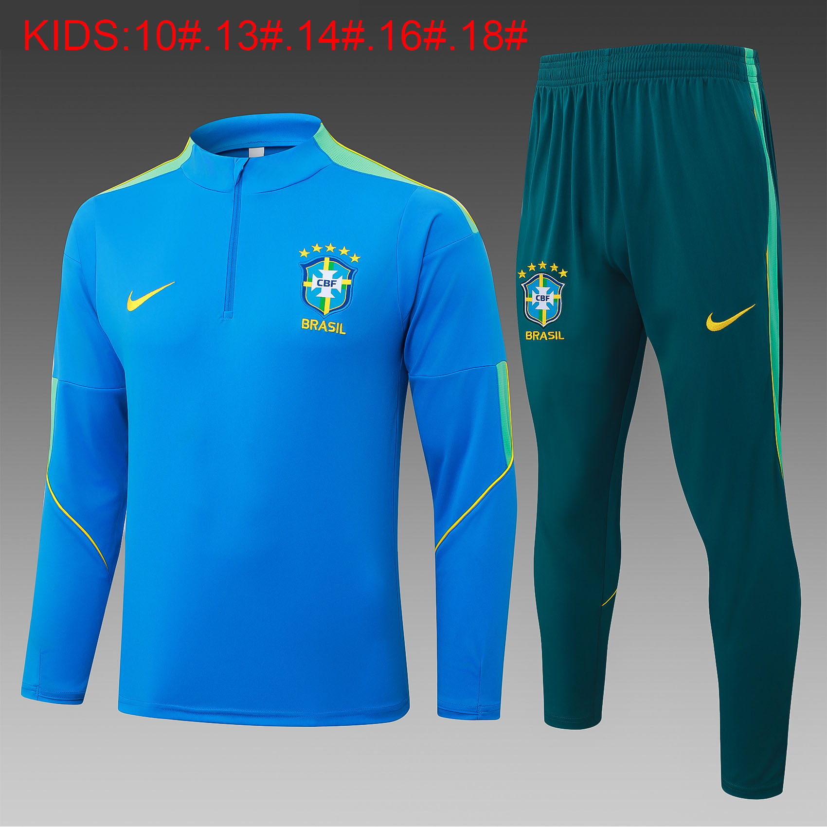 Brazil Kids Training Suit 26/27 | Soc Jersey - Premium Football Jersey