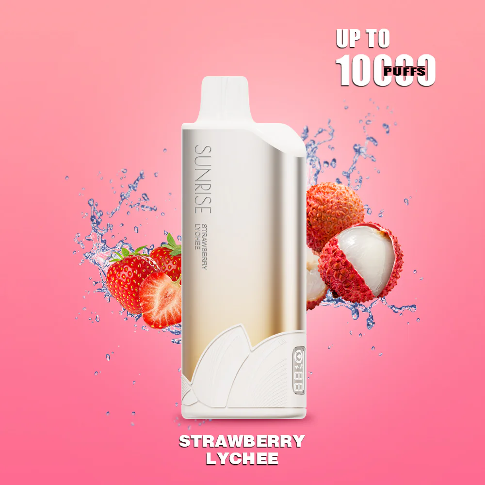 GROO SUNRISE 10K Disposable Vape – Strawberry Lychee - Vaba Vape-Shop