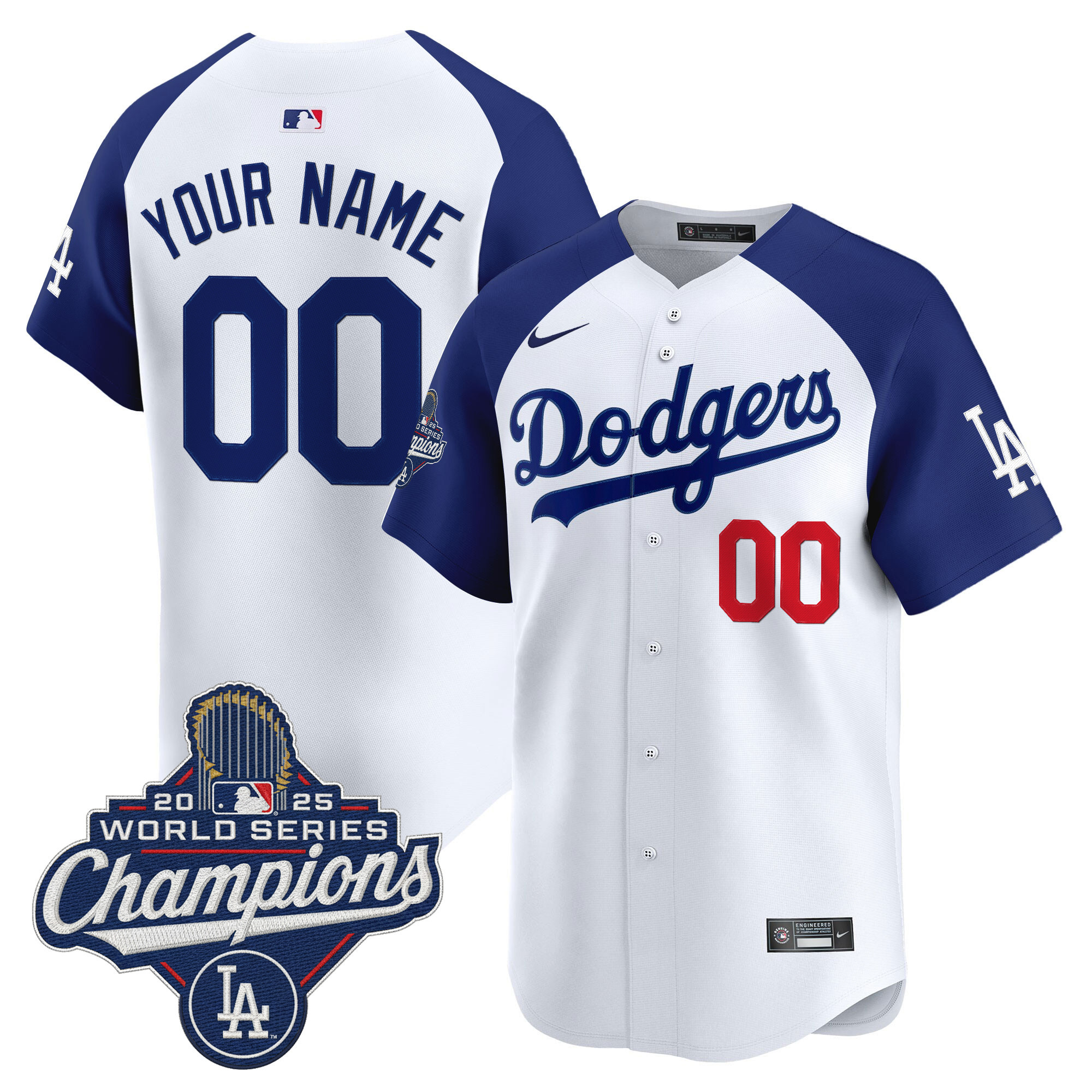Los Angeles Dodgers Baseball Jersey 2025 World Series Champion Men Women Youth Black Gold Platinum White Blue Limited Edition Customized Jersey