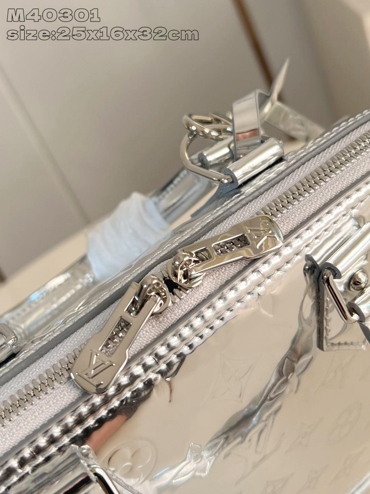 Louis Vuitton LV silver shell bag