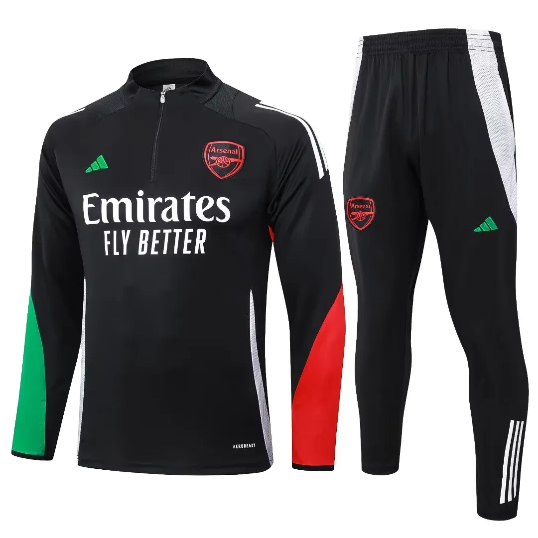 Adult/ Kids 2425 Arsenal half zipper Training Suit B884