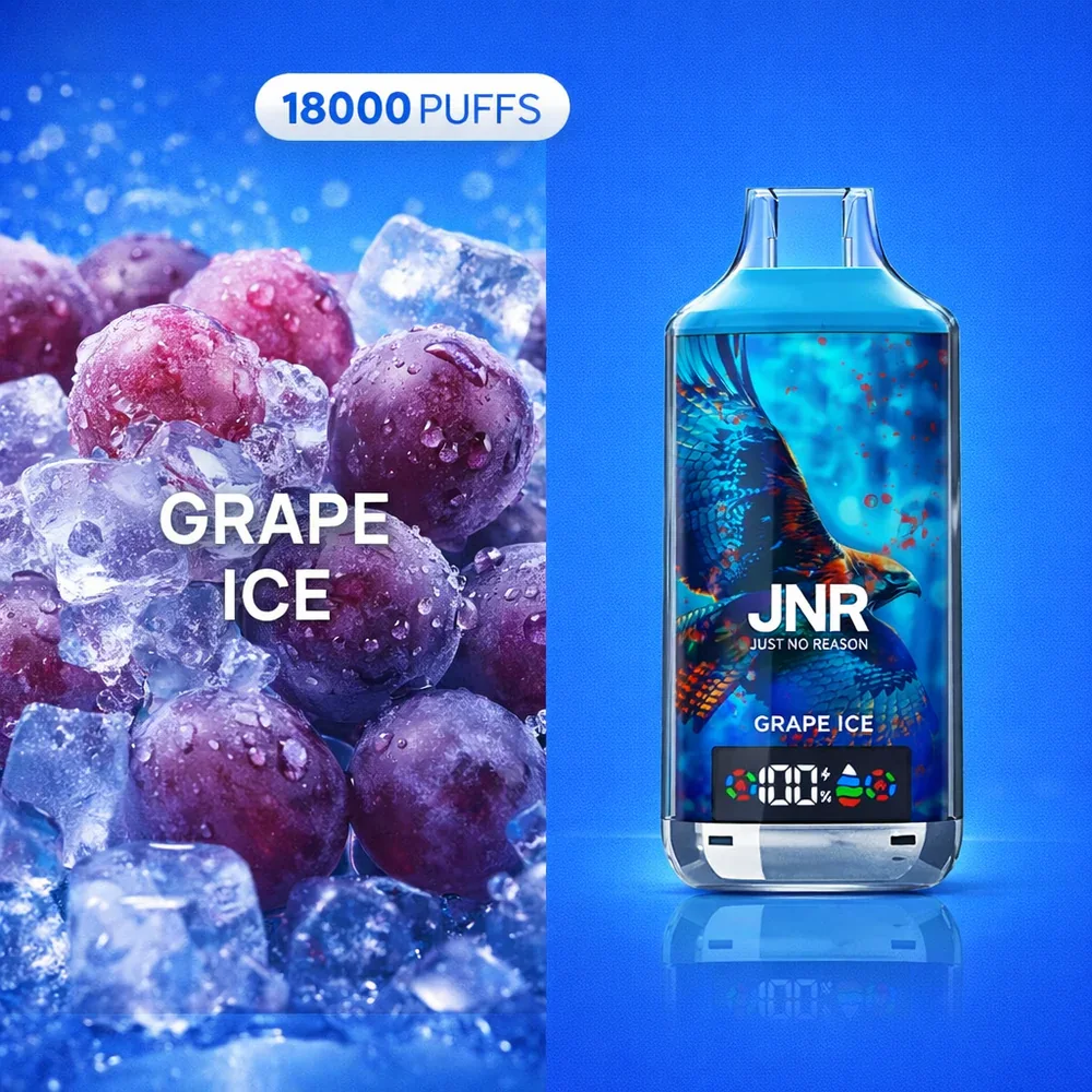 JNR Falcon X 18K Disposable Vape – Grape Ice - Vaba Vaba