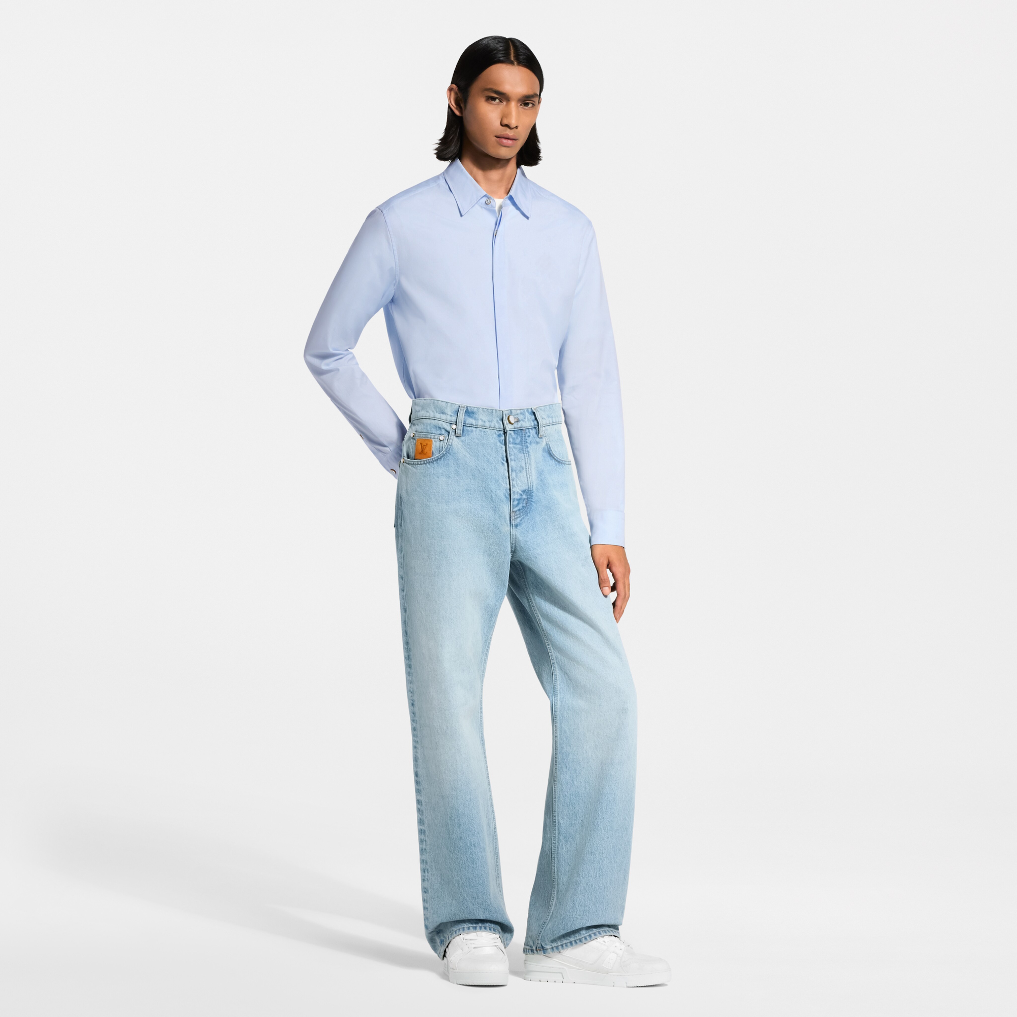 スケートフィットデニムパンツ