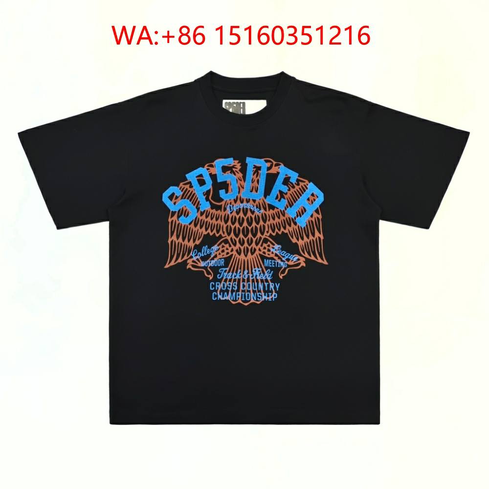 1:1 SP5DER WORLDWIDE T-shirt 01 Collection for men, Streetwear tee
