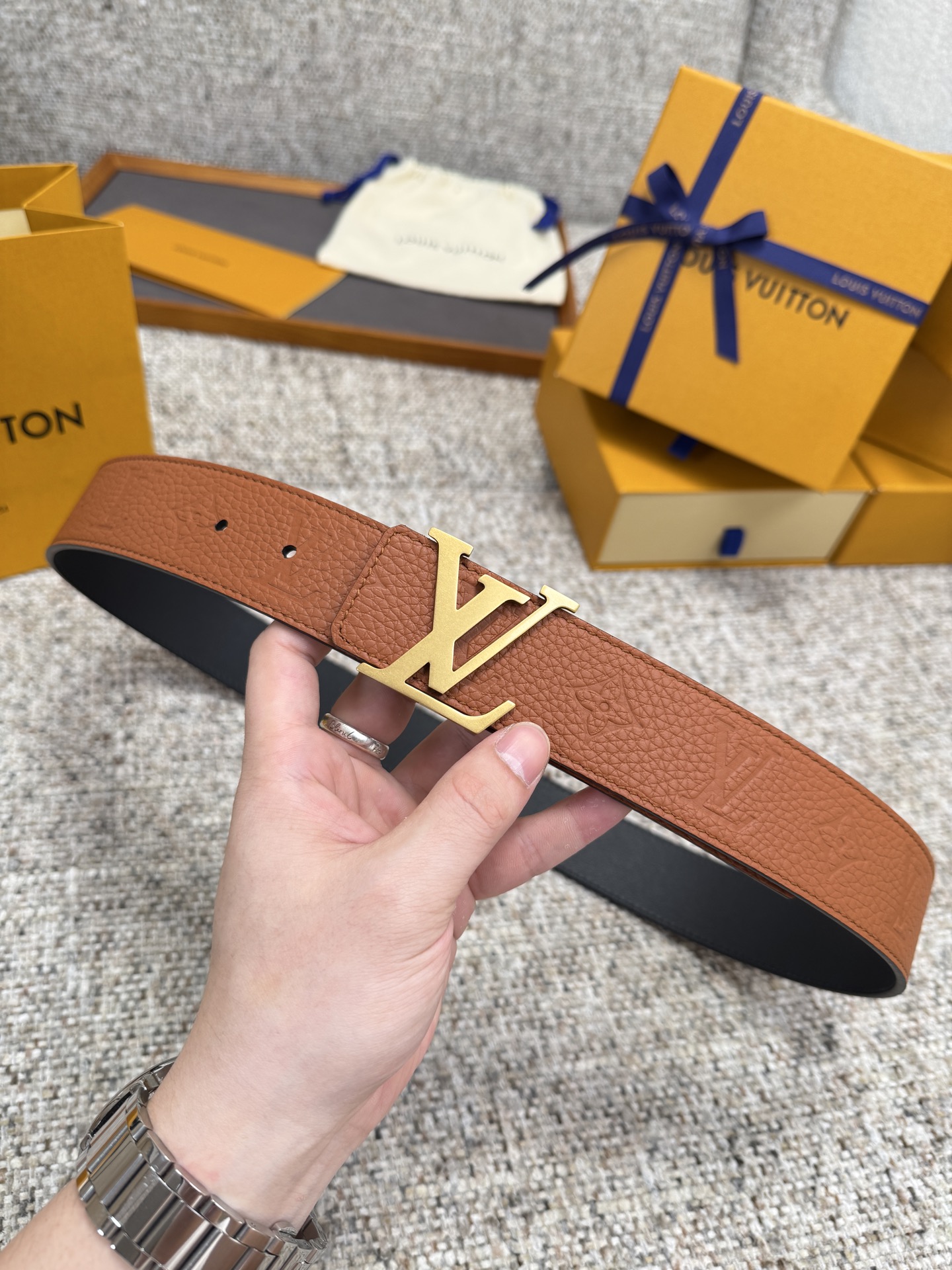 LV Initiales 40mm Reversible Belt