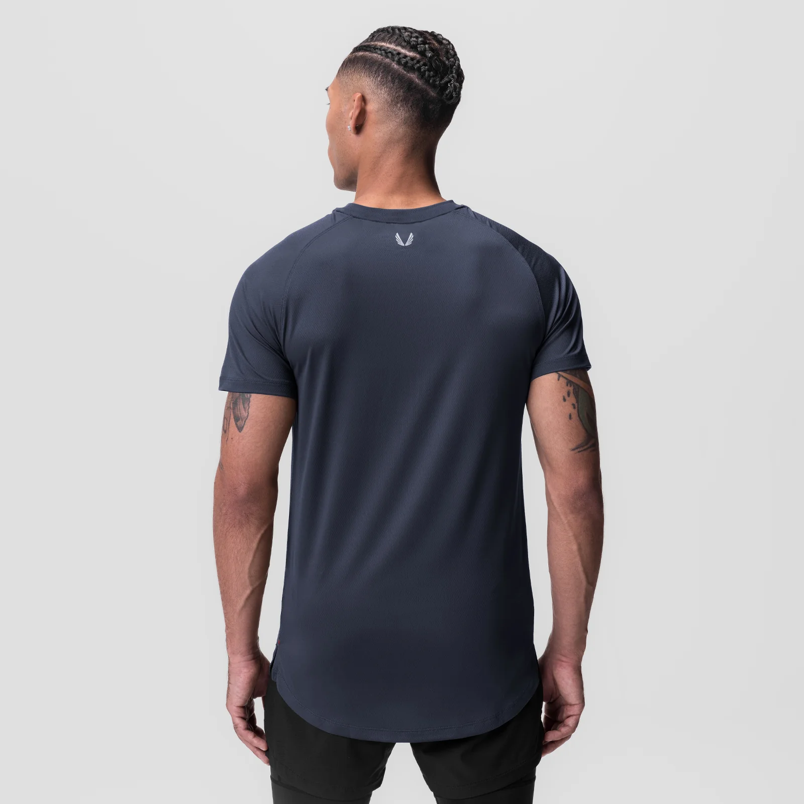 0660. AeroSilver Established Tee - Navy 