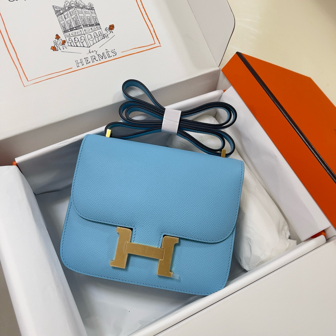 Hermes Celeste Epsom Constance 18