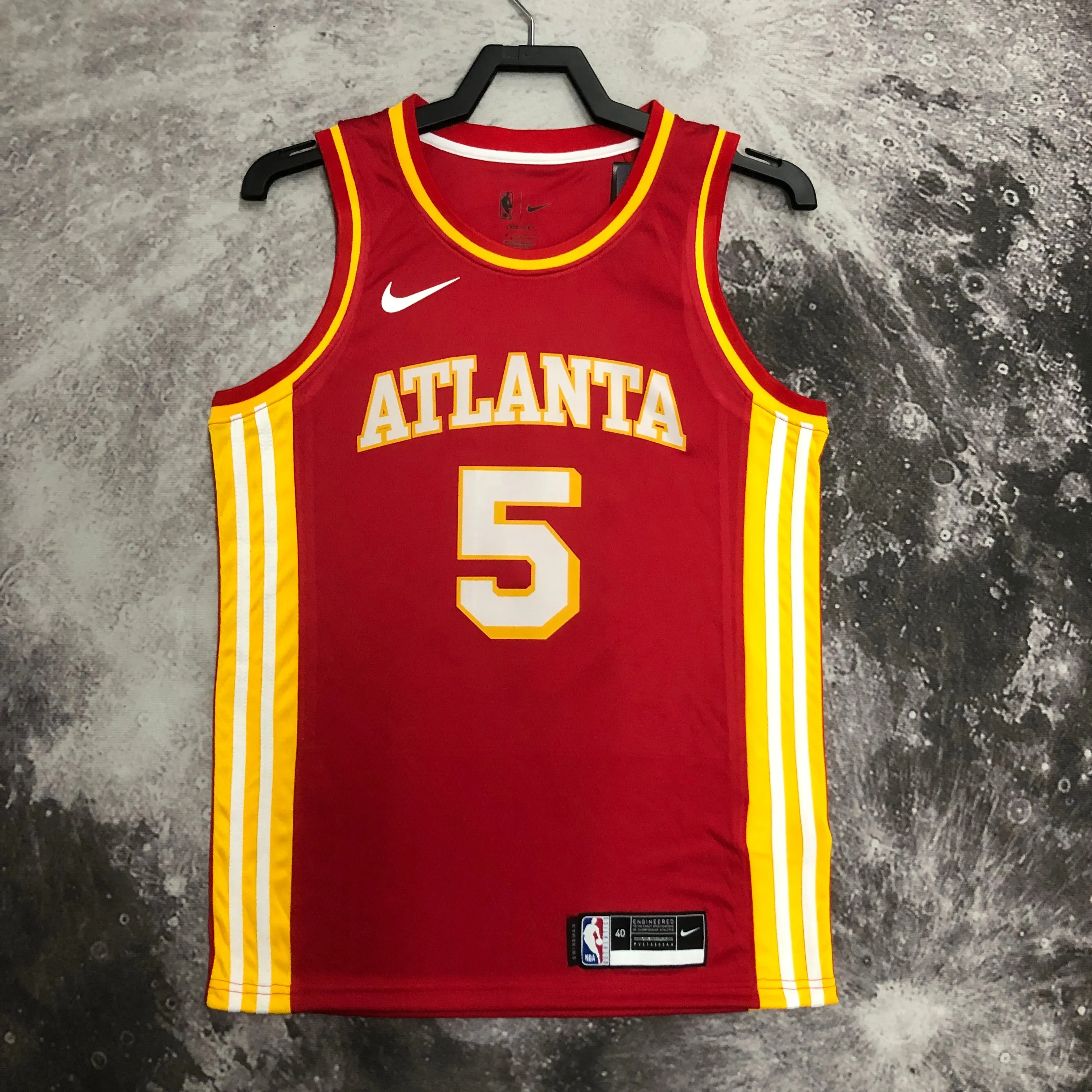 Atlanta Hawks Red  #5 Murray
