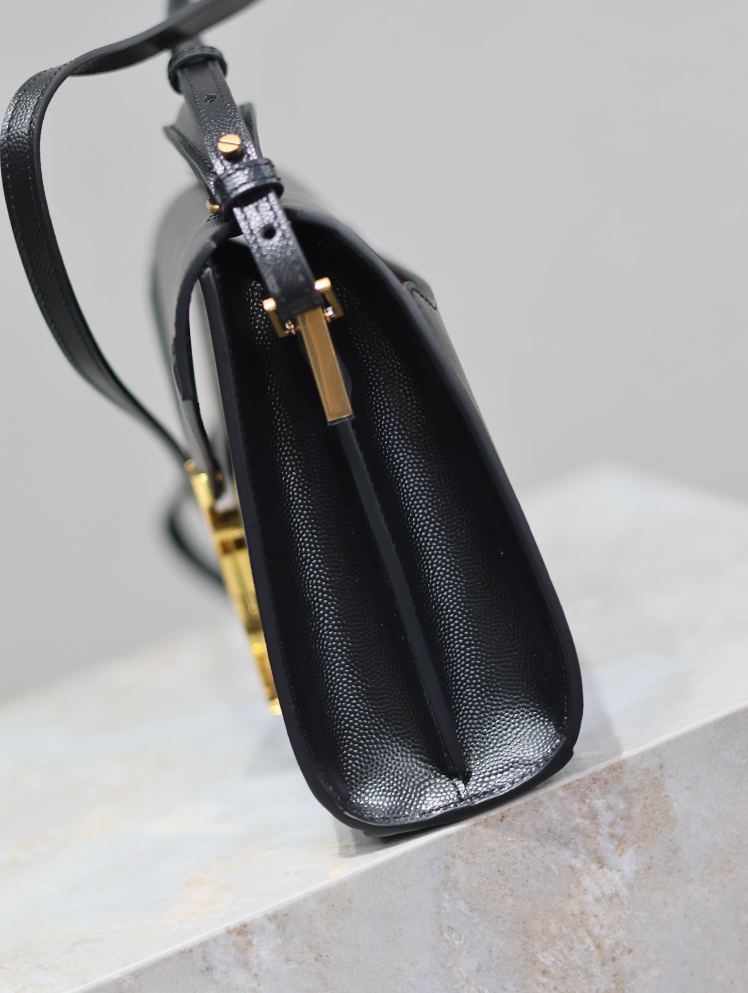 Saint Laurent cassandra mini caviar tote