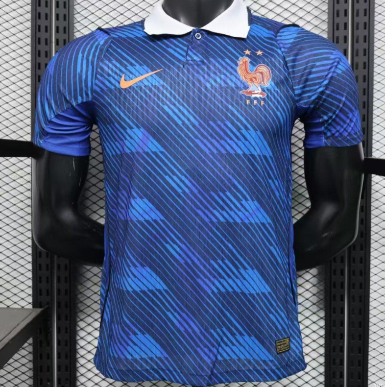 Player Version 2026 France Home Navy Blue Jersey S-2XL