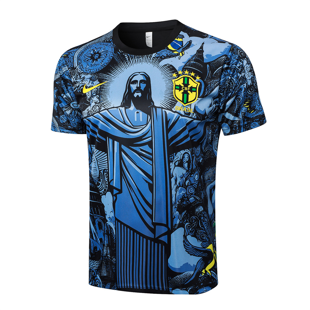 Brazil Training Short sleeve Jersey 24/25 | Soc Jersey - Premium Football Jersey