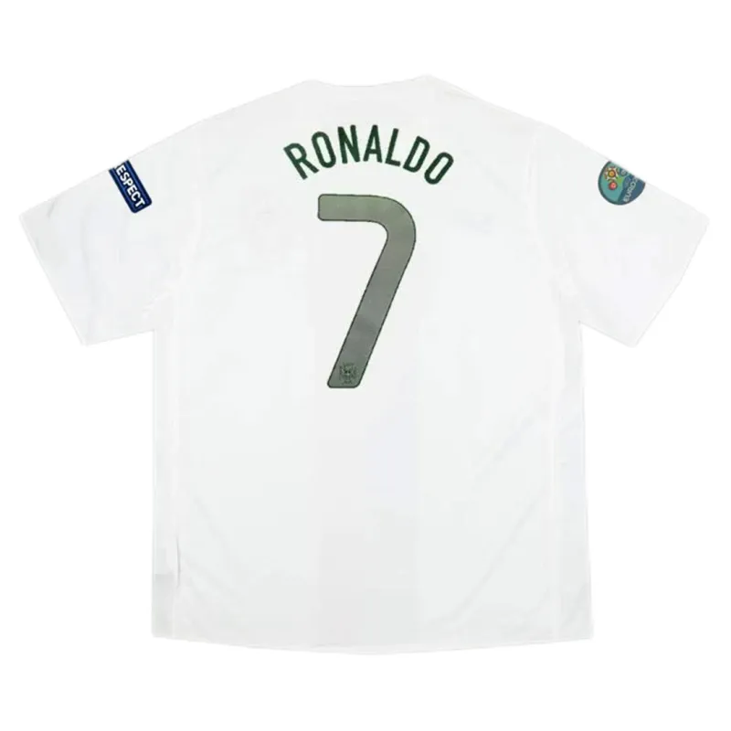 2012 Portugal Ronaldo #7 Retro Jersey Away Replica Euro Cup