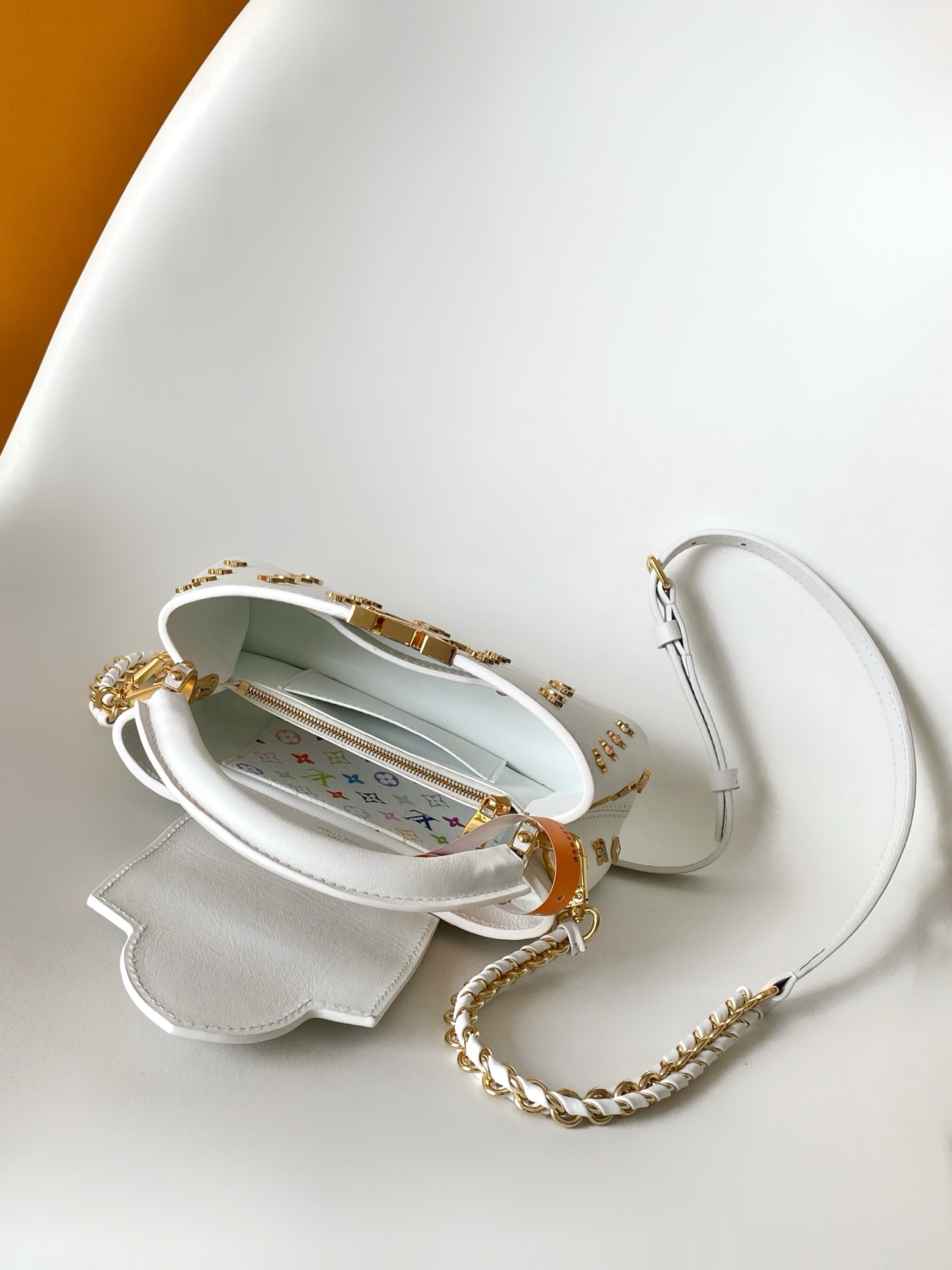 Louis Vuitton x Takashi Murakami Capucines East West Mini Handbag